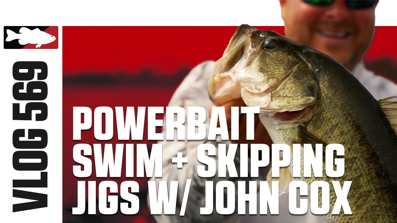 Fishing Powerbait Swim Jigs and Skipping Jigs with John Cox in Florida -  VLOG#569 