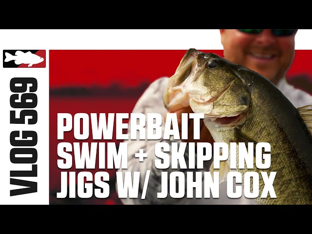 Fishing Powerbait Swim Jigs and Skipping Jigs with John Cox in Florida -  VLOG#569 
