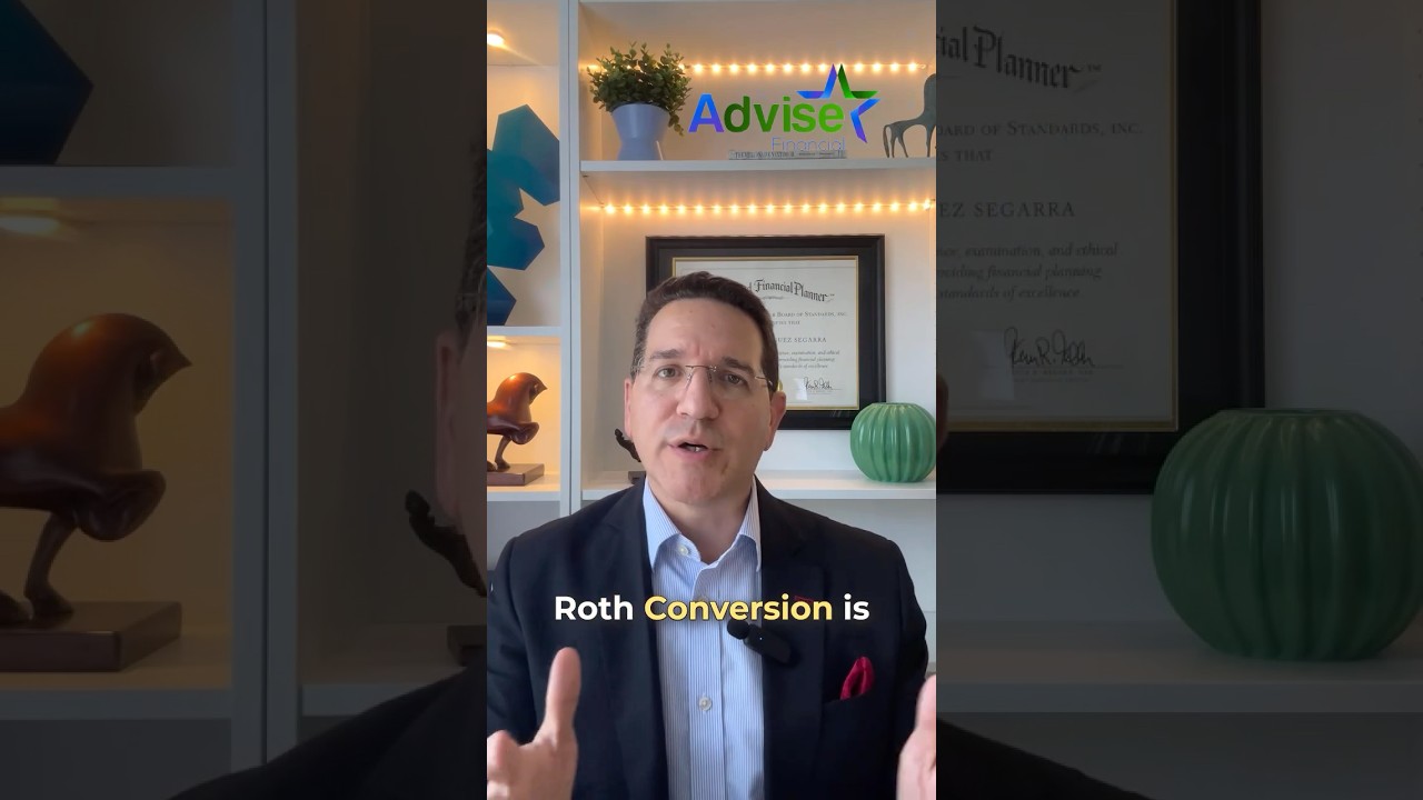 Avoid Roth conversions if you’re in a high tax bracket, need the money soon, or expect lower future taxes. #Shorts