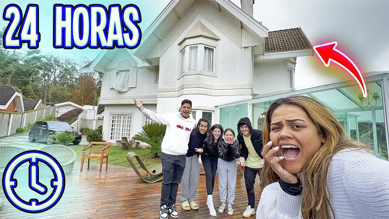 24 HORAS NA MANSÃO DE INVERNO !!!