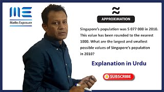 Singapore's population was 5077000 in 2010. What are the largest and smallest possible values.