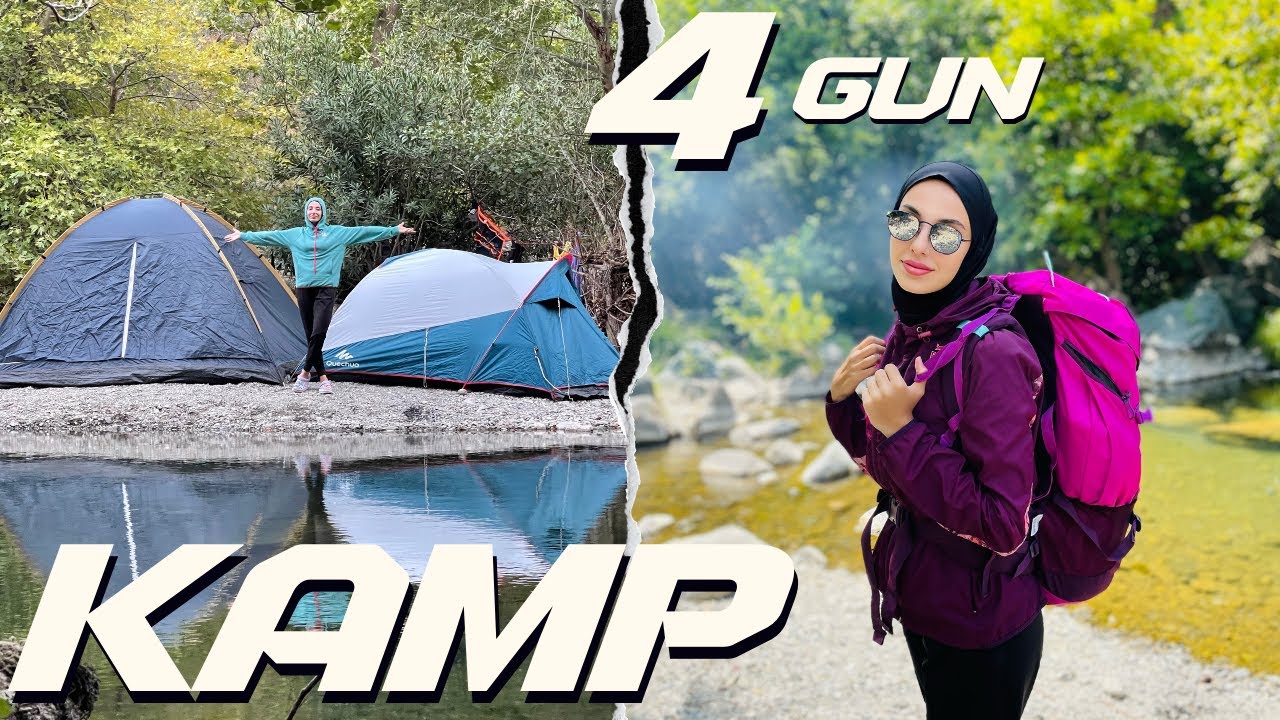 4 Günlük Kamp Macerası - Dünyanın en güzel kamp alanını bulduk!