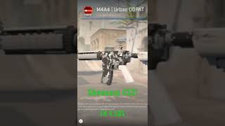 M4A4 Urban Ddpat In Counter Strike 2