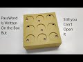 How to Make an Amazing Number Combination lock Box from Cardboard - with a Secret trick to open it