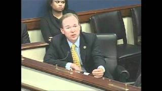 Rep. Mick Mulvaney's Q&A during the SBA Disaster Relief Hearing 11.30.11