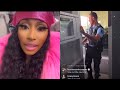 Nicki minaj reacts to being arrested in amsterdam on live   sends message from jail the cops are