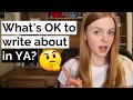 HEAVY CONTENT IN YA BOOKS: How to Write About Mature Subject Matter in YA Books