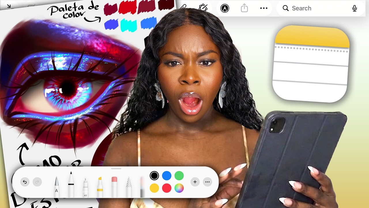 I Tried to Draw REALISTIC Art in the Worst App - YouTube