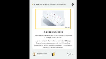 Ep. 18: Microinteraction - The Structures of Microinteractions 4. (Loops & Modes) #microinteraction