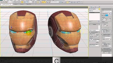 Modelling Iron Man helmet using 3ds max - Part 7