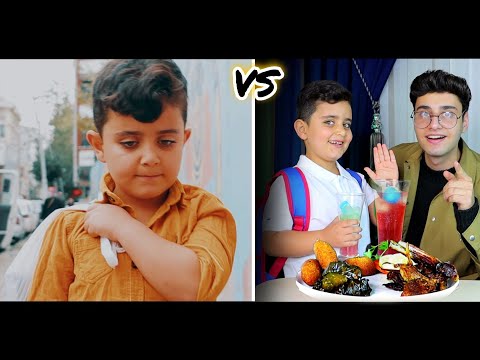 أكل الطالب الفقير  أكل الطالب الغني
