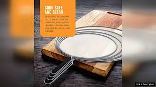 U.S. Kitchen Supply 4 Piece Stainless Steel Splatter Guard Set (13 11.5 10 8)