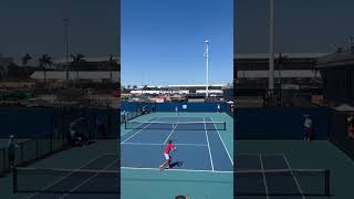 Alexander Zverev serve plus one in Miami Open practice #atp #atptennis #atptour