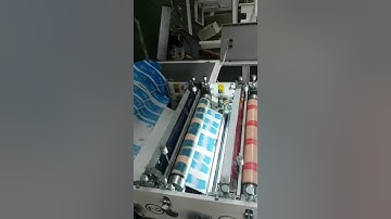ChameStone 4 color high speed stack type paper flexo printing machine running for paper cup