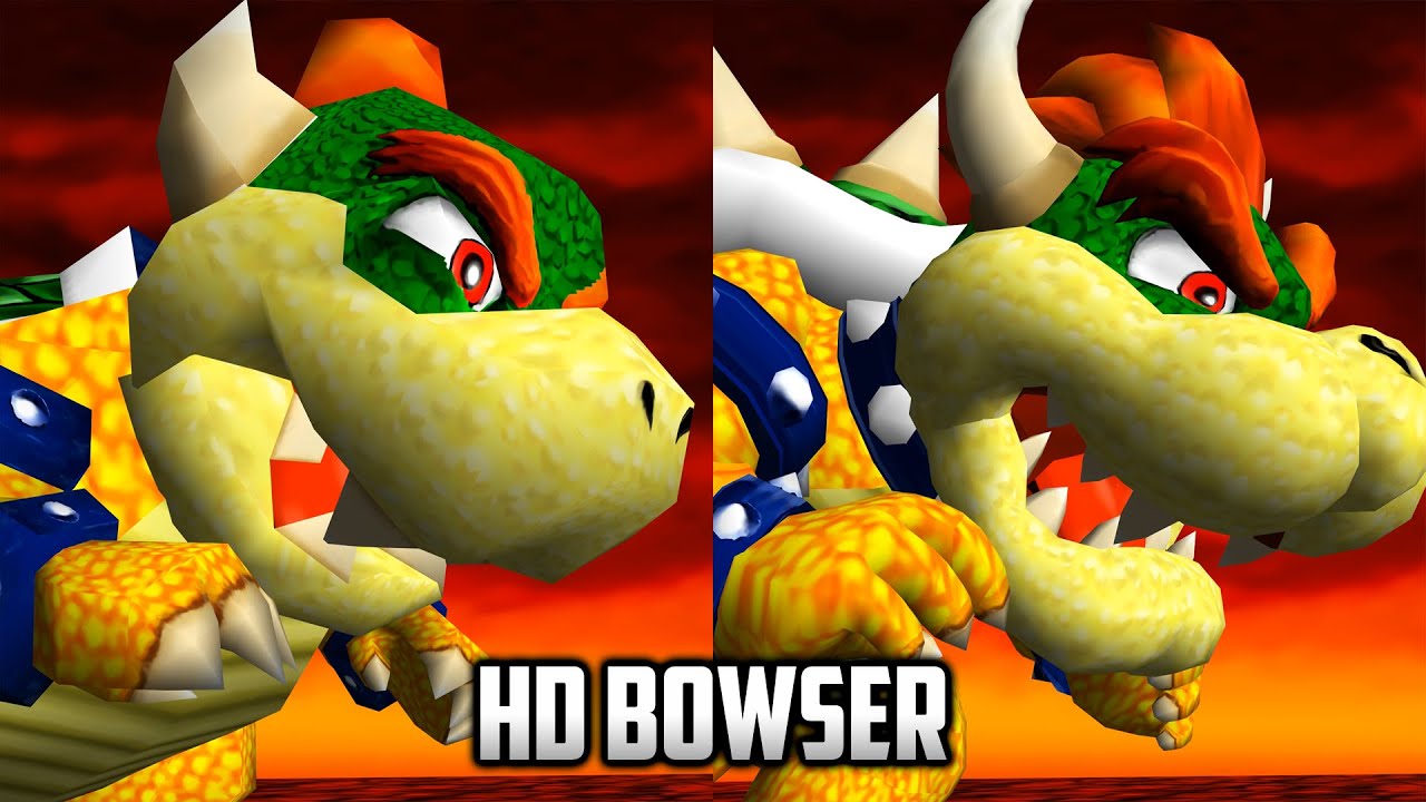 ⭐ Super Mario 64 PC Port - HD Bowser - YouTube