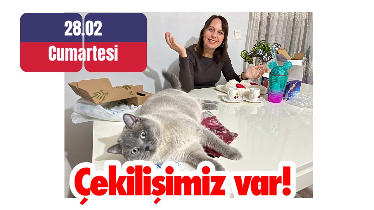 ÇEKİLİŞ HEDİYELERİMİ AÇIKLIYORUM🎁HERKESE BOL ŞANS❤️