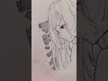 魔性の彼女の本性やいかに。#アナログイラスト #イラスト
