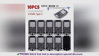 1-10pcs ESP32 WROOM-32 ESP32-S Development Board WiFi+Bluetooth-compatible TYPE-C ESP32 30Pin ESP32