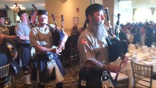 Monmouth County Police & Fire Pipes & Drums performs at Valor awards