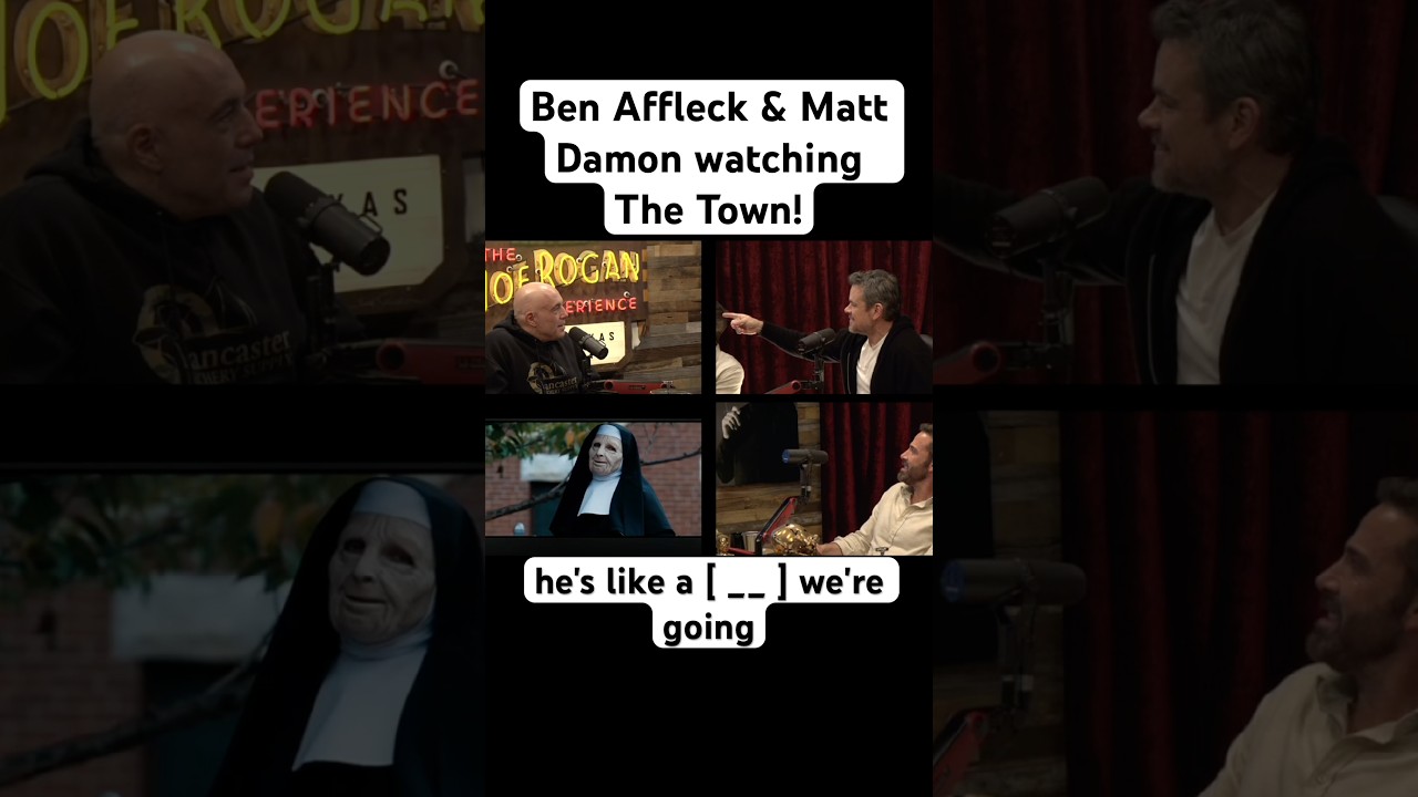 Ben Affleck & Matt Damon watching The Town! 