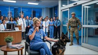 Can I Sit With You,  the SEAL Commander Asked   Then His Police K9 Recognized the Rookie Nurse