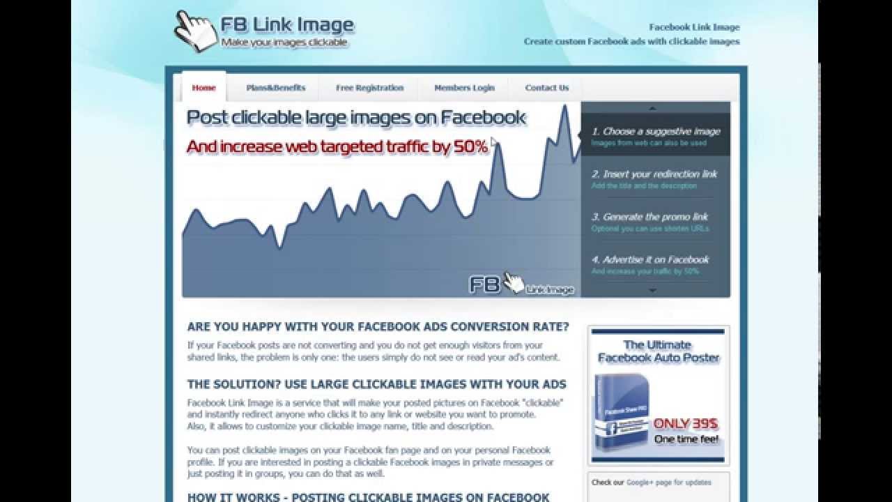 How to create a facebook link image that gets more clicks Facebook Link Image - YouTube