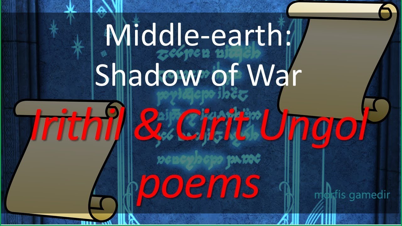 Ithildin doors - Barrows Poem Answers - Minas Ithil and Cirith Ungol Middle-earth: Shadow of War
