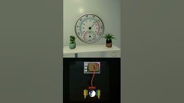 Showing my real room temperature and humidity in my unity game on a 3d analog Thermo Hygrometer