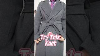 De perfecte strik voor je jas #doehetzelf #tutorial #tips