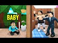 I Became A BABY And Got ADOPTED.. My Parents HATED Me.. (Roblox Bloxburg)