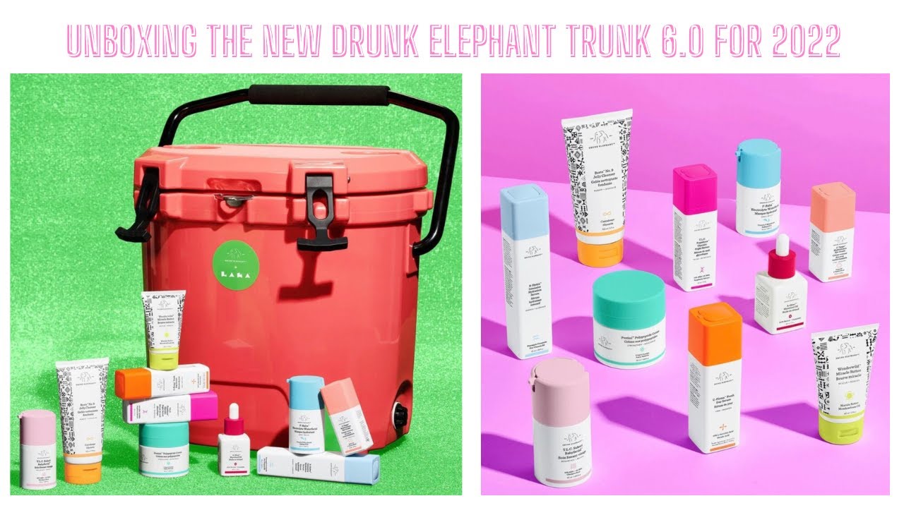Unboxing the new Drunk Elephant Trunk 6 0 for 2022