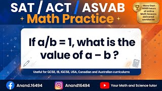 Easiest SAT/ACT Math Problem (Linear Equations)  #satprep  #satmathhelp #nonfollowers #fyp#fypシ #pk 