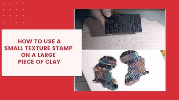 How I use small texture tiles on large sheets of clay $Budget Saver$