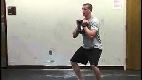 Dumbbell Goblet Squat Eccentric