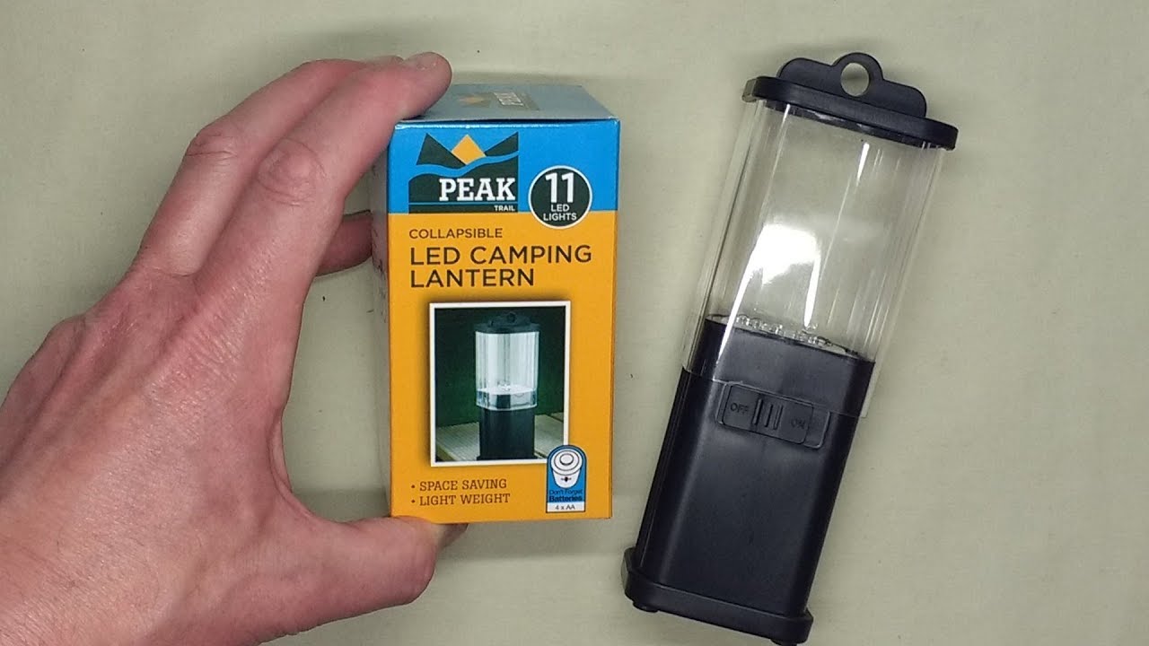 Inside the Poundland camping light. (It's good.) YouTube