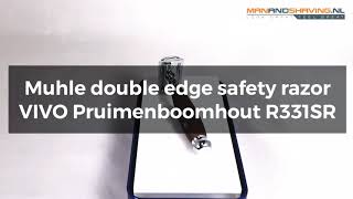Muhle Double Edge Safety Razor Vivo Pruimenboomhout R331Sr