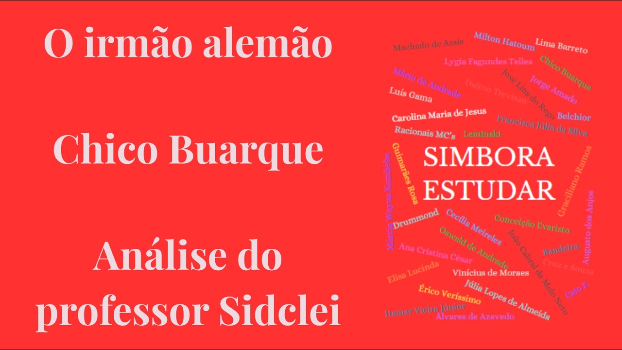 O IRMÃO ALEMÃO - CHICO BUARQUE - VESTIBULAR UFSC 2027