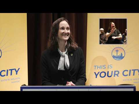 Mayor Katie B. Wilson delivers her 2027-2028 budget address