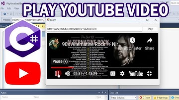 How to play Youtube video in C# Web Browser | Step by Step