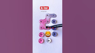 🎩Draw a checkered path with number 1 to 13 #game #iqtest #quiz #shorts #games #drawing #line #maths