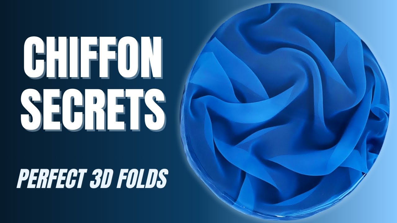 Chiffon in Resin: Pro Fold Method (Perfect 3D Folds Every Time)