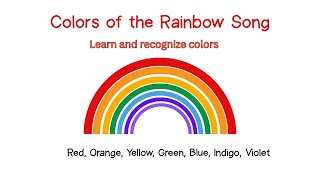 Can You Name the Colors of the Rainbow?