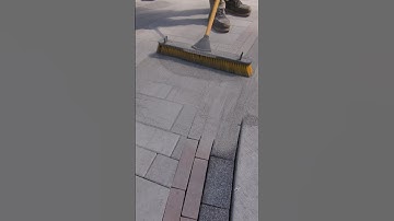How to install polymeric sand #hardscaping #hardscapetraining #patio #pavers @SEKSurebond