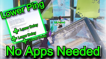 How To LOWER Your PING In FORTNITE For FREE (NO APPS NEEDED 0 PING)