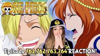 SANJI'S FAREWELL! 😢One Piece Episode 761, 762, 763, 764 REACTION!