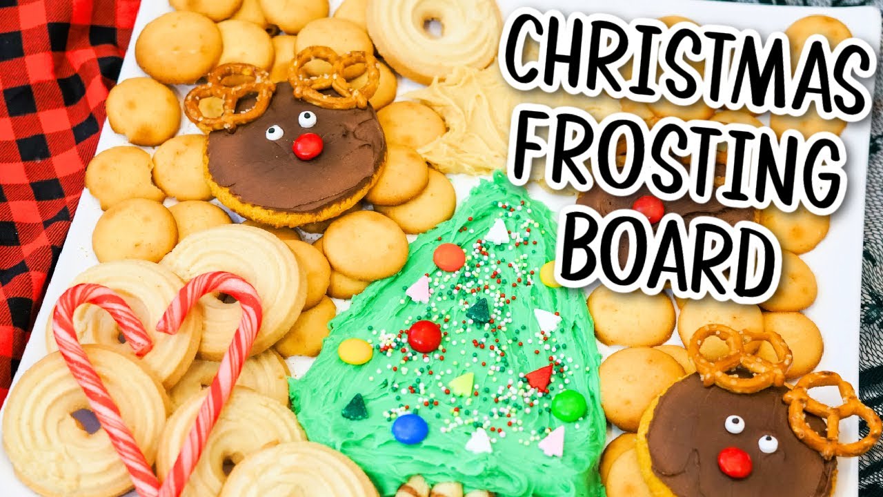 Christmas Tree Frosting Board (Easy Holiday Party Dessert!)