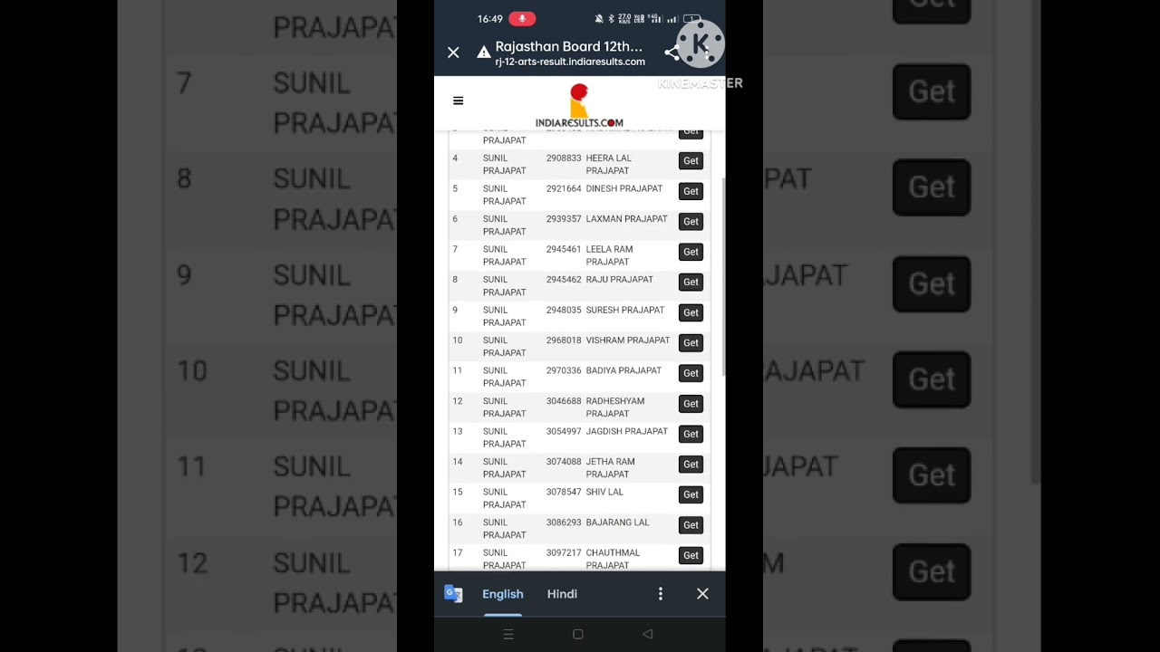 @ RBSE 12th Arts  result kase nikale 2023।       