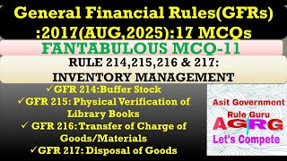 General Financial Rules(GFRs-2017): FANTABULOUS MCQ-11