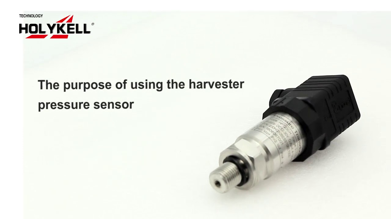 Industrial pressure sensors used in harvest quantity control