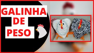  PASSO A PASSO Como fazer uma galinha de peso FÁCIL